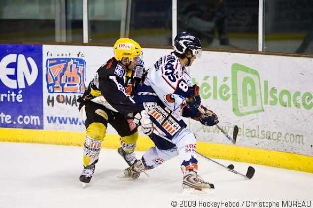 Photo hockey match Strasbourg  - Angers  le 27/01/2009