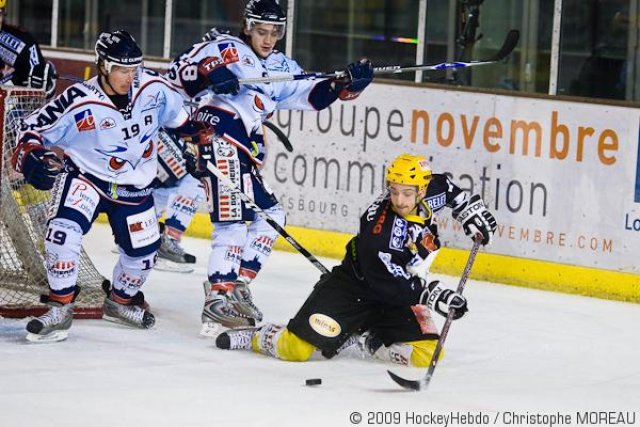 Photo hockey match Strasbourg  - Angers  le 27/01/2009