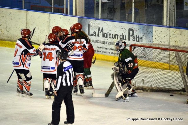 Photo hockey reportage Les Bisonnes remportent la Coupe de France