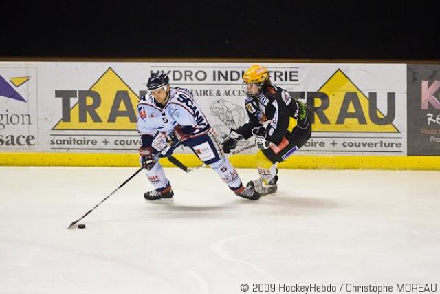 Photo hockey match Strasbourg  - Angers  le 27/01/2009