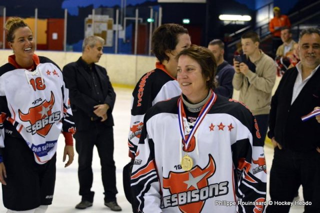 Photo hockey reportage Les Bisonnes remportent la Coupe de France