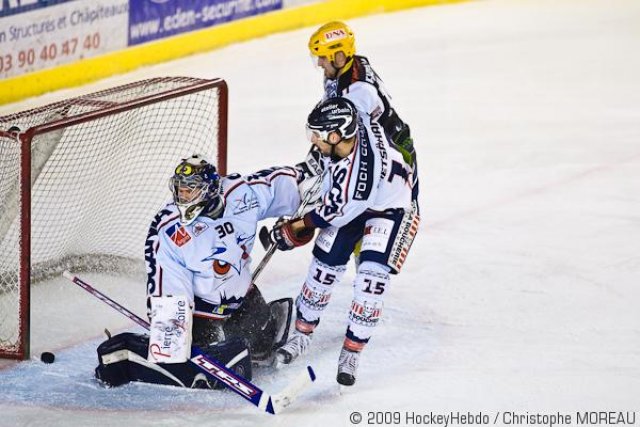 Photo hockey match Strasbourg  - Angers  le 27/01/2009