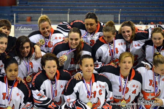 Photo hockey reportage Les Bisonnes remportent la Coupe de France