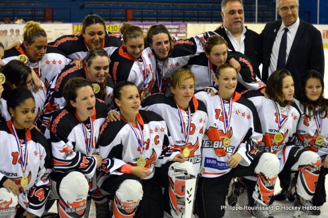 Photo hockey reportage Les Bisonnes remportent la Coupe de France