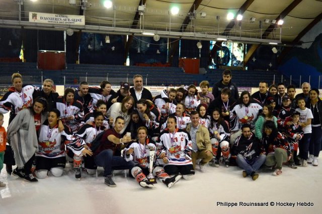 Photo hockey reportage Les Bisonnes remportent la Coupe de France