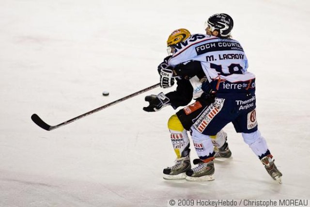 Photo hockey match Strasbourg  - Angers  le 27/01/2009