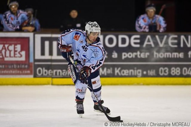 Photo hockey match Strasbourg  - Angers  le 27/01/2009