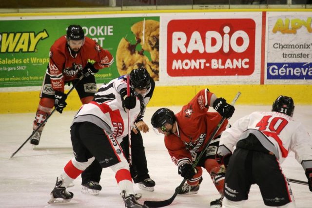 Photo hockey match Chamonix / Morzine - Morges / Lausanne le 18/08/2016