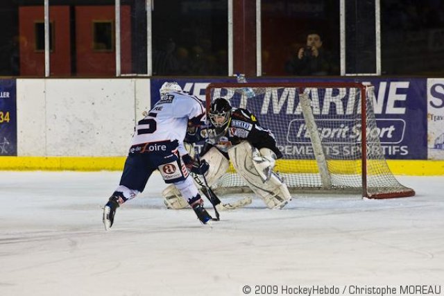 Photo hockey match Strasbourg  - Angers  le 27/01/2009
