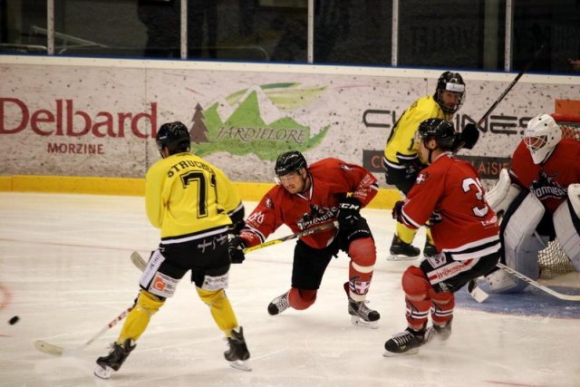 Photo hockey match Chamonix / Morzine - Saint-Imier / Sonceboz le 20/08/2016