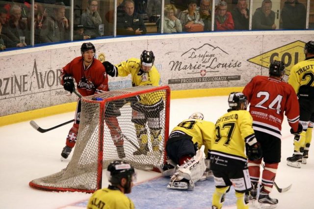 Photo hockey match Chamonix / Morzine - Saint-Imier / Sonceboz le 20/08/2016