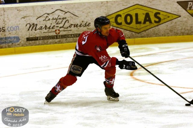 Photo hockey match Chamonix / Morzine - Grenoble  le 24/08/2016