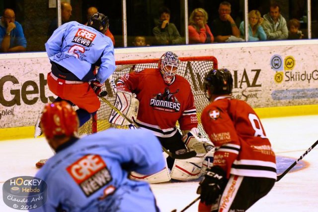 Photo hockey match Chamonix / Morzine - Grenoble  le 24/08/2016