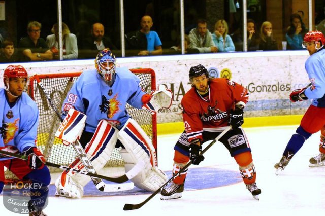 Photo hockey match Chamonix / Morzine - Grenoble  le 24/08/2016