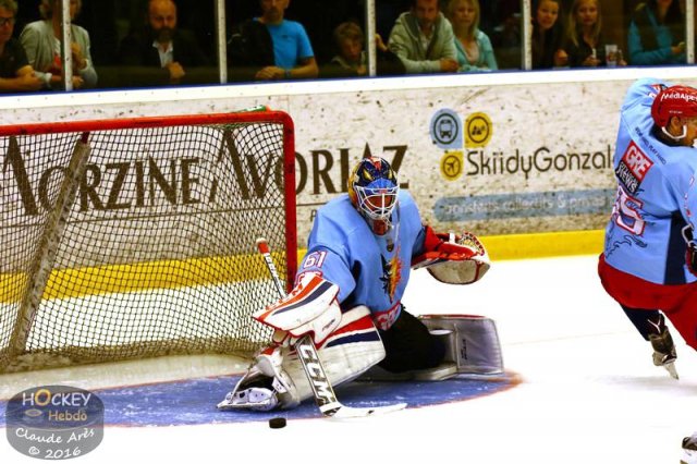 Photo hockey match Chamonix / Morzine - Grenoble  le 24/08/2016
