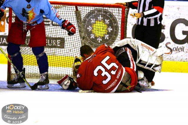 Photo hockey match Chamonix / Morzine - Grenoble  le 24/08/2016