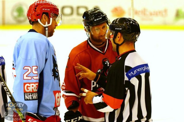 Photo hockey match Chamonix / Morzine - Grenoble  le 24/08/2016