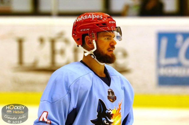 Photo hockey match Chamonix / Morzine - Grenoble  le 24/08/2016