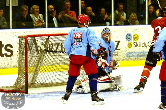 Photo hockey match Chamonix / Morzine - Grenoble  le 24/08/2016
