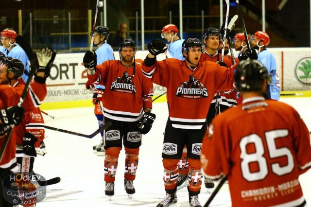 Photo hockey match Chamonix / Morzine - Grenoble  le 24/08/2016