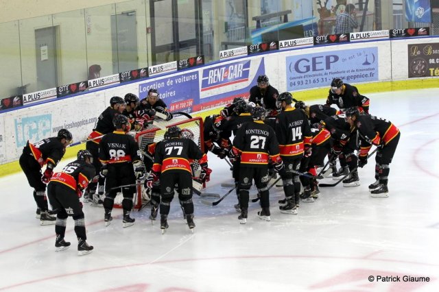 Photo hockey match Nice - Epinal  le 02/09/2016