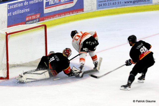 Photo hockey match Nice - Epinal  le 02/09/2016