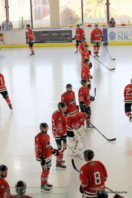 Photo hockey match Chamonix / Morzine - Epinal  le 03/09/2016