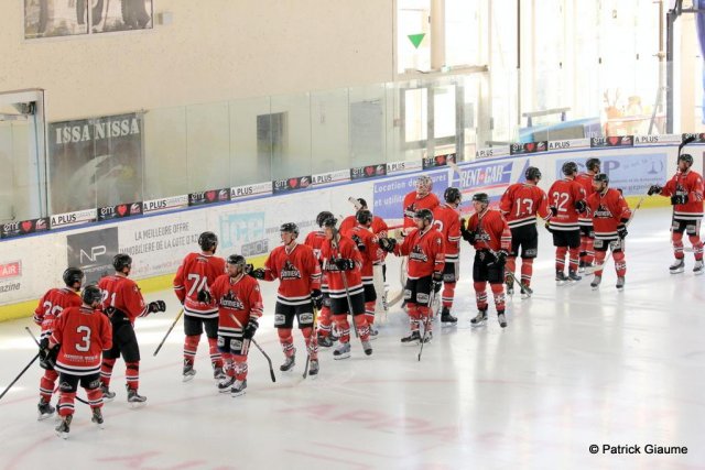 Photo hockey match Chamonix / Morzine - Epinal  le 03/09/2016
