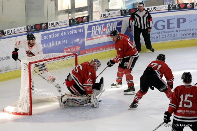 Photo hockey match Chamonix / Morzine - Epinal  le 03/09/2016