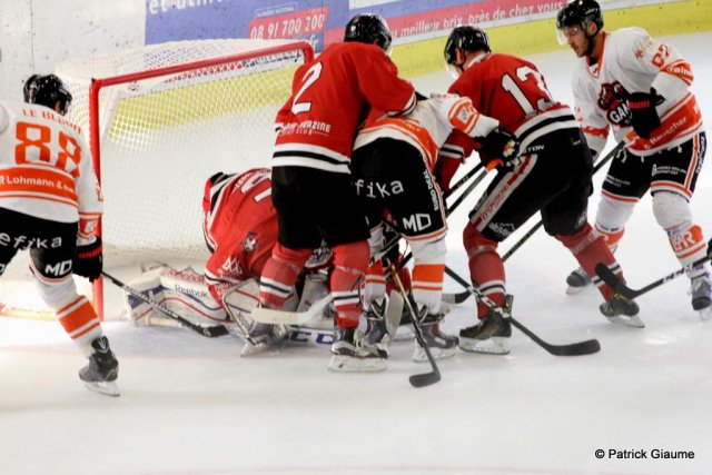 Photo hockey match Chamonix / Morzine - Epinal  le 03/09/2016