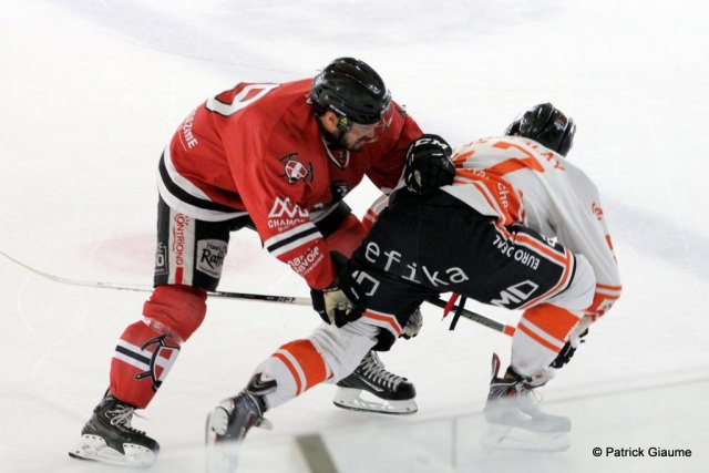 Photo hockey match Chamonix / Morzine - Epinal  le 03/09/2016