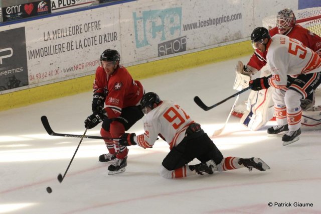 Photo hockey match Chamonix / Morzine - Epinal  le 03/09/2016