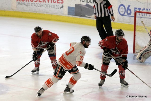 Photo hockey match Chamonix / Morzine - Epinal  le 03/09/2016
