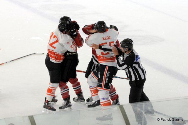 Photo hockey match Chamonix / Morzine - Epinal  le 03/09/2016