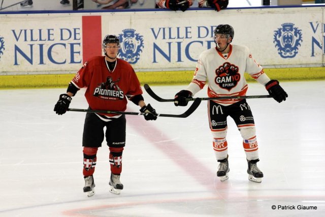 Photo hockey match Chamonix / Morzine - Epinal  le 03/09/2016