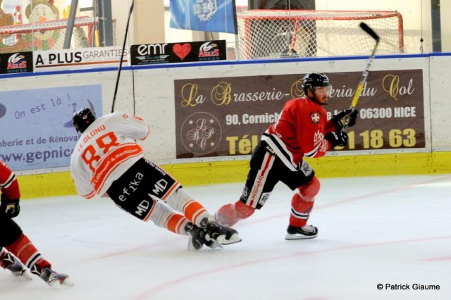 Photo hockey match Chamonix / Morzine - Epinal  le 03/09/2016