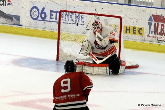 Photo hockey match Chamonix / Morzine - Epinal  le 03/09/2016