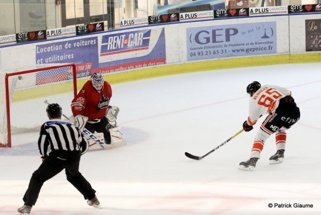Photo hockey match Chamonix / Morzine - Epinal  le 03/09/2016