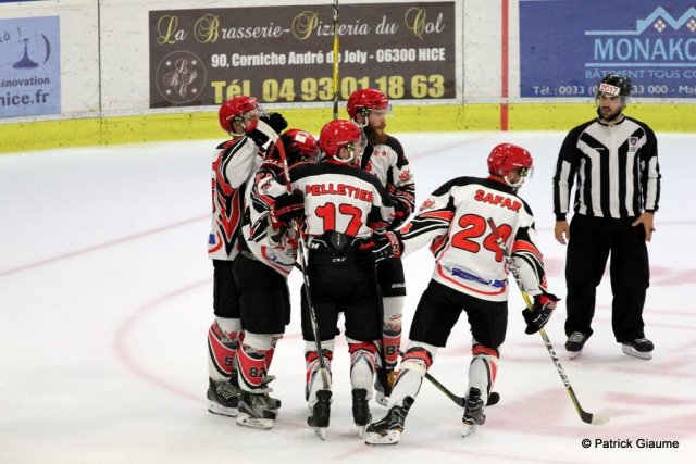 Photo hockey match Nice - Neuilly/Marne le 03/09/2016