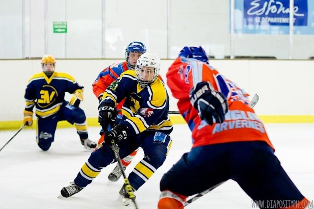 Photo hockey reportage U20 : EV vs Clermont en images