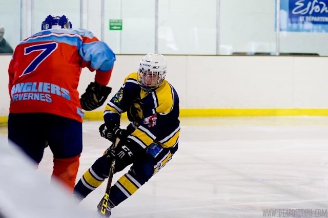 Photo hockey reportage U20 : EV vs Clermont en images