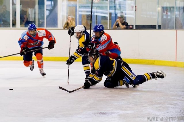 Photo hockey reportage U20 : EV vs Clermont en images