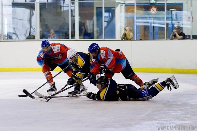 Photo hockey reportage U20 : EV vs Clermont en images