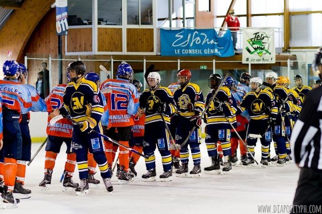 Photo hockey reportage U20 : EV vs Clermont en images