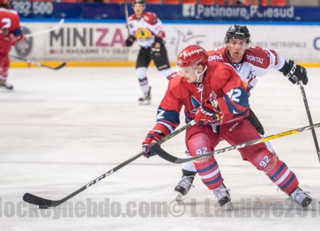 Photo hockey match Grenoble  - Chamonix / Morzine le 10/09/2016