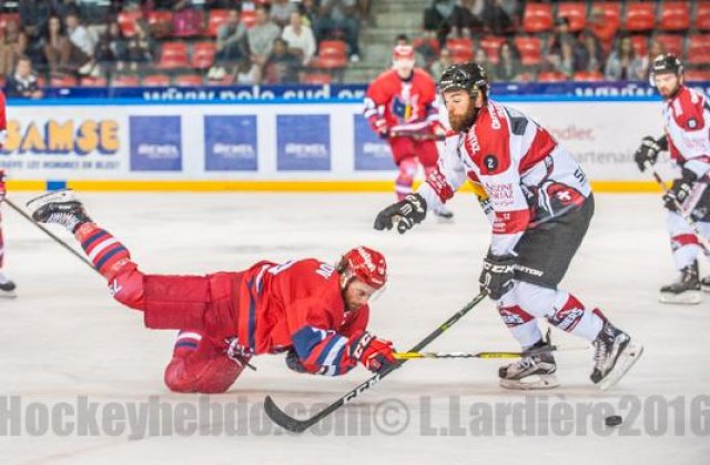 Photo hockey match Grenoble  - Chamonix / Morzine le 10/09/2016