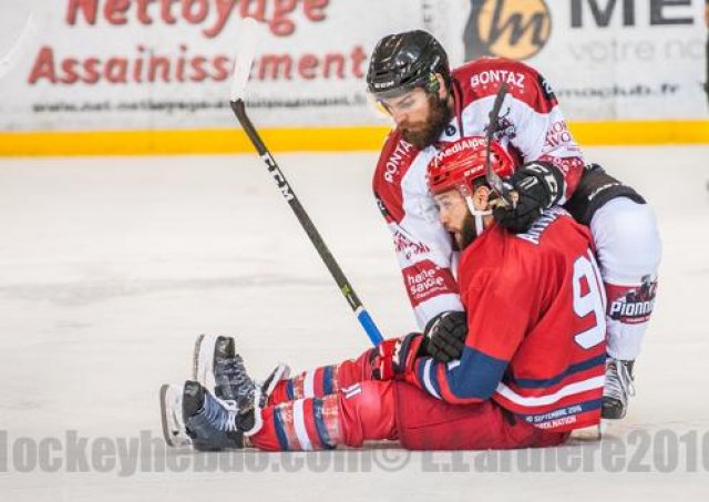 Photo hockey match Grenoble  - Chamonix / Morzine le 10/09/2016
