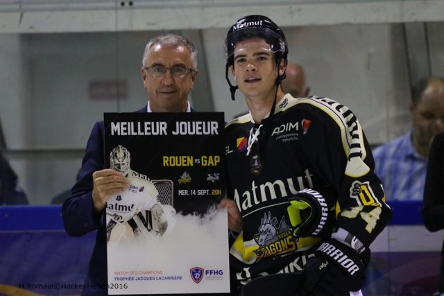 Photo hockey match Rouen - Gap  le 14/09/2016
