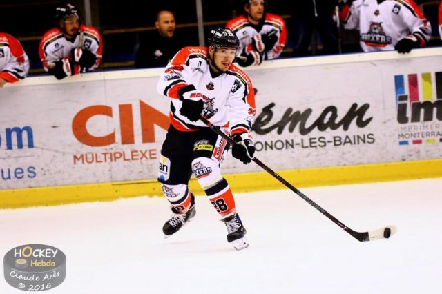 Photo hockey match Chamonix / Morzine - Bordeaux le 16/09/2016