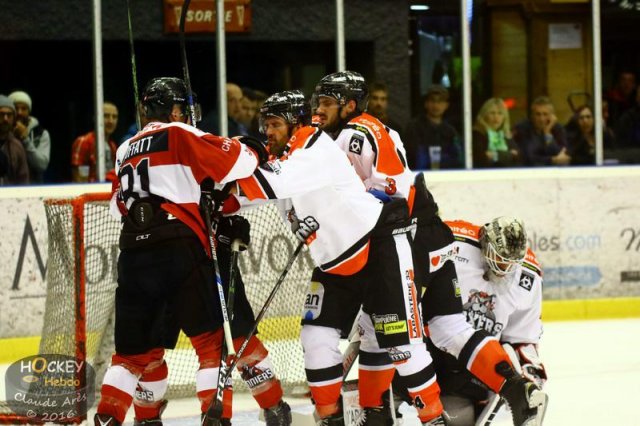 Photo hockey match Chamonix / Morzine - Bordeaux le 16/09/2016